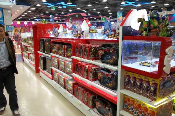 toy display shelf