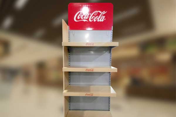coca cola display rack